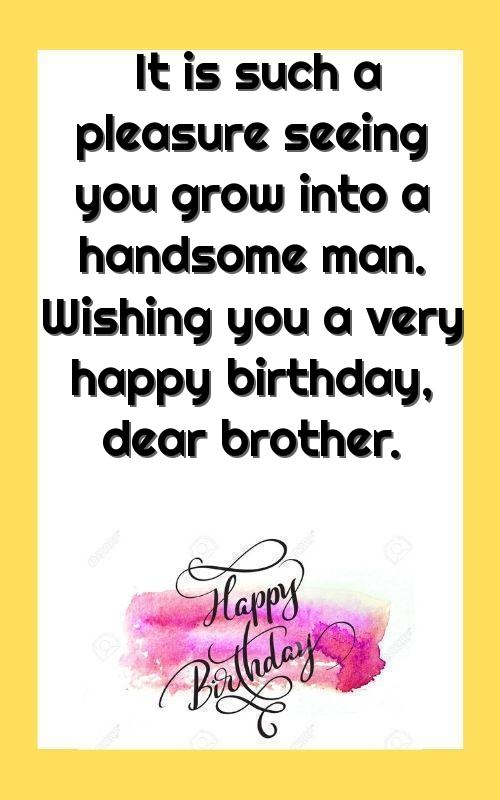 birthday card for younger brother